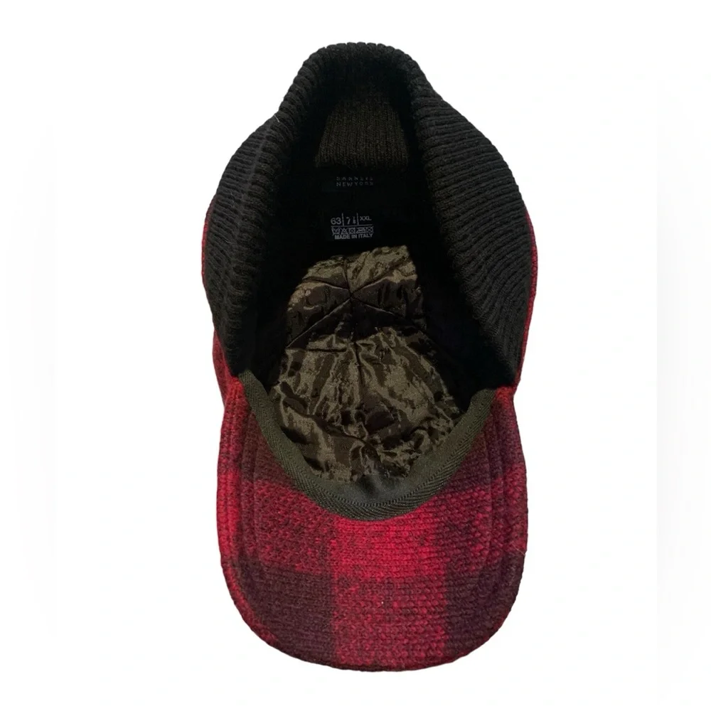 Barney's New York Black Wool Cashmere Driving Hat - Picture 9 of 11